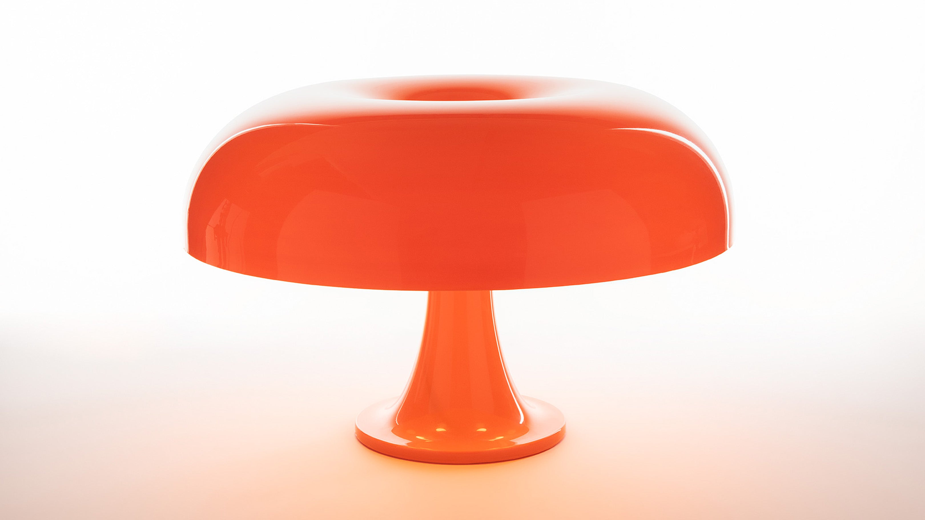 Orange / Desktop / Nesso Lamp, designed by Giancarlo Mattioli