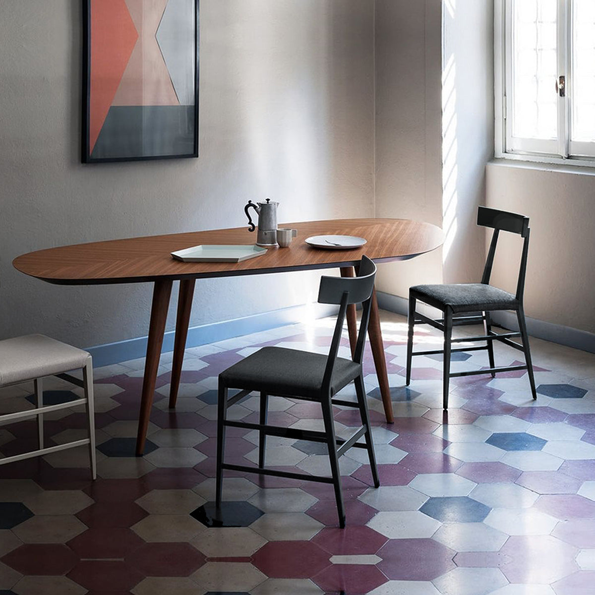 Mobile / Noli Dining Chair, designed by Ludovica and Roberto Palomba for by Zanotta