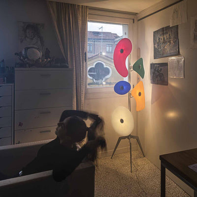 Multi-colored / Mobile / Orbital Floor Lamp, designed by Ferruccio Laviani for Foscarini