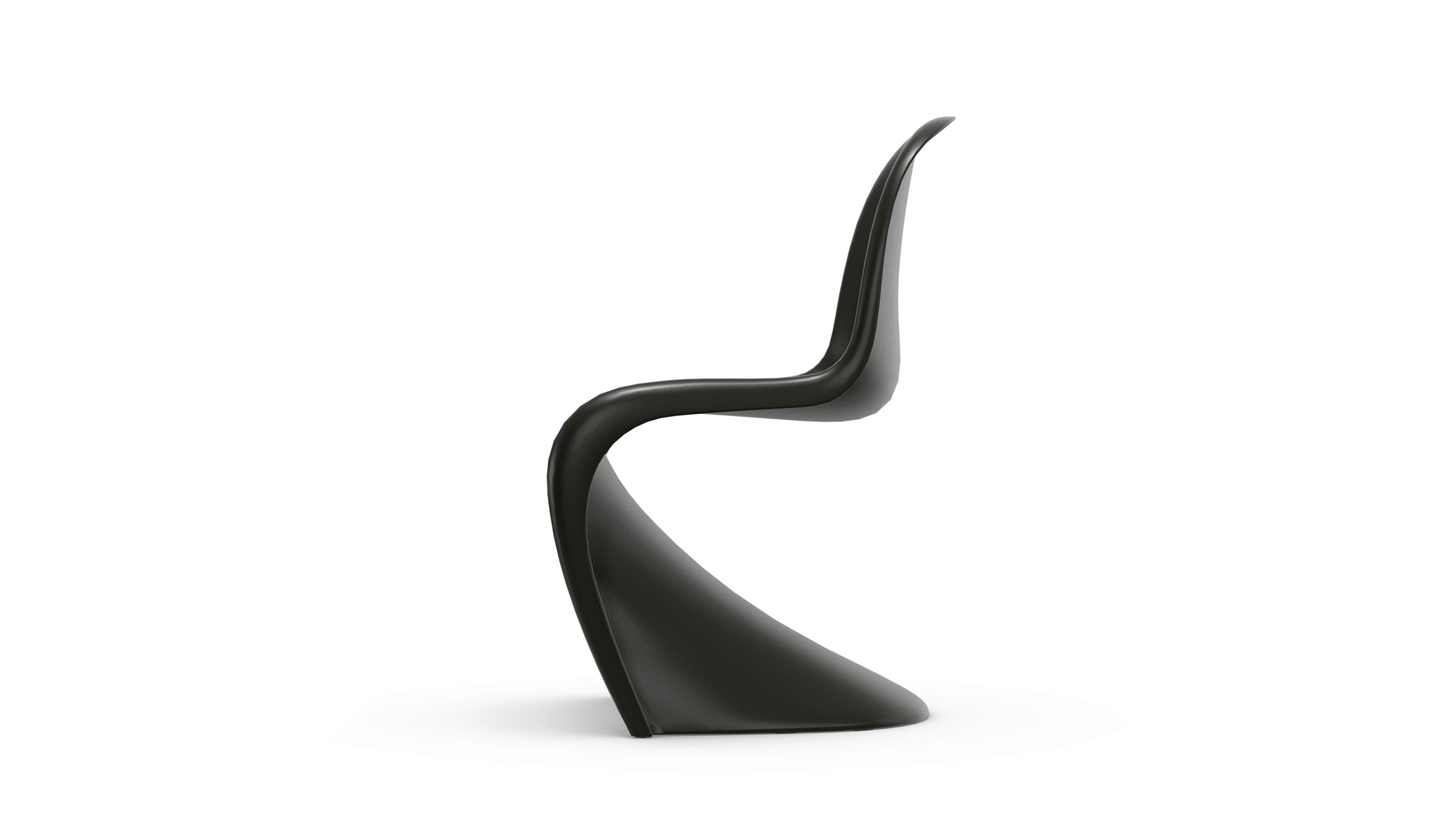 Black / Desktop / Panton Chair, designed by Verner Panton made by Vitra