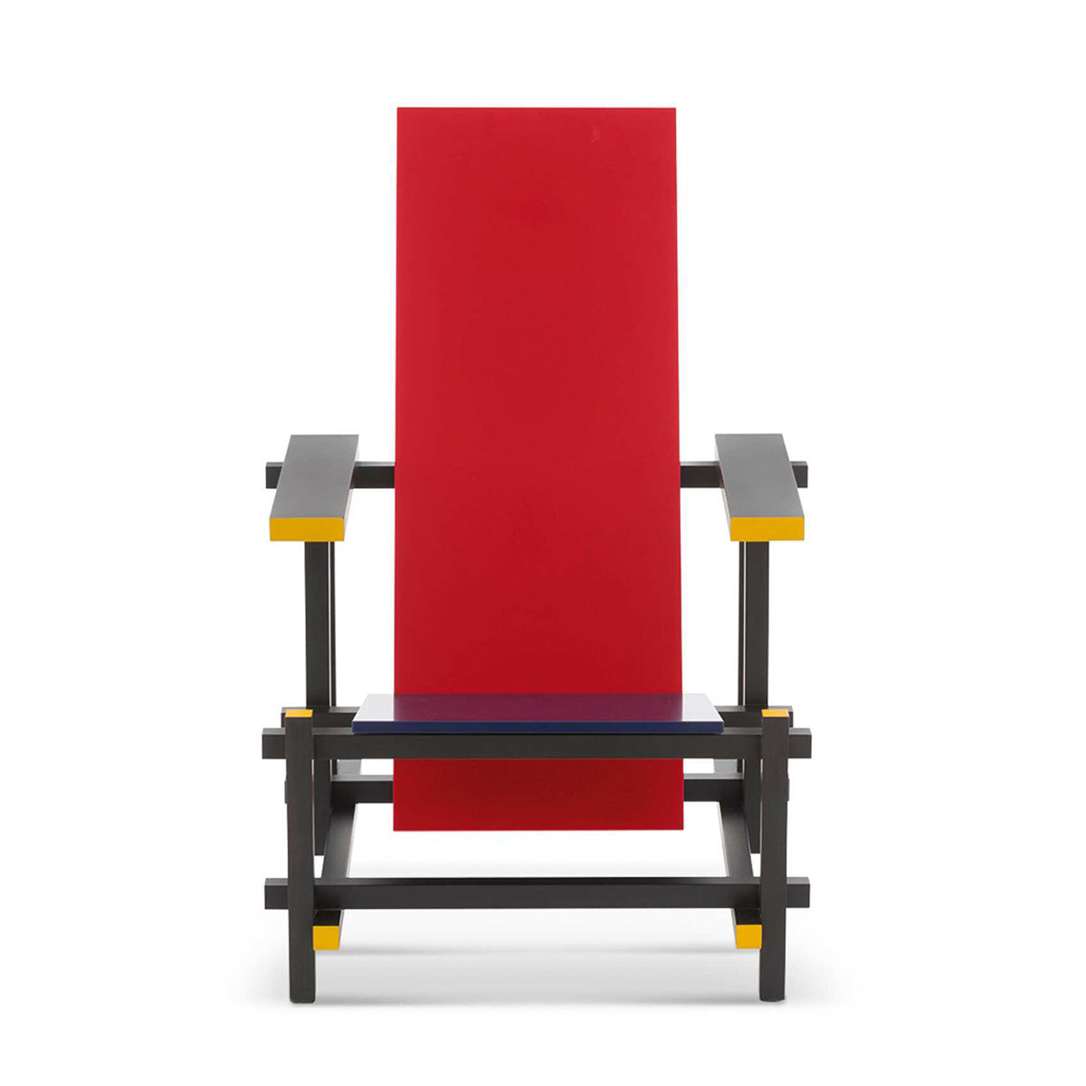 Mobile / Red and Blue Chair, designed by Gerrit T. Rietvelda nd made by Cassina
