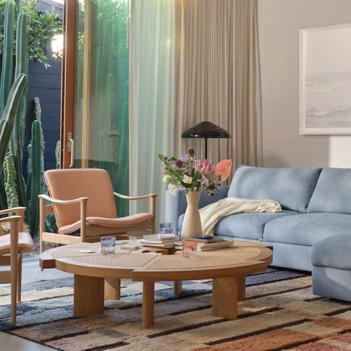 Mobile / Rio Coffee Table, designed by Charlotte Perriand for Cassina
