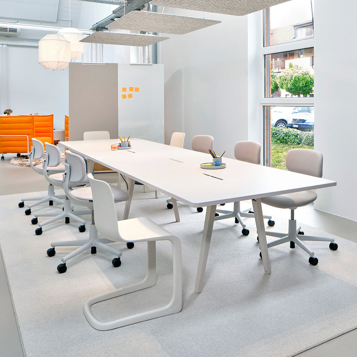 Mobile / Rookie Chair in Grey, designed by Konstantin Grcic for Vitra
