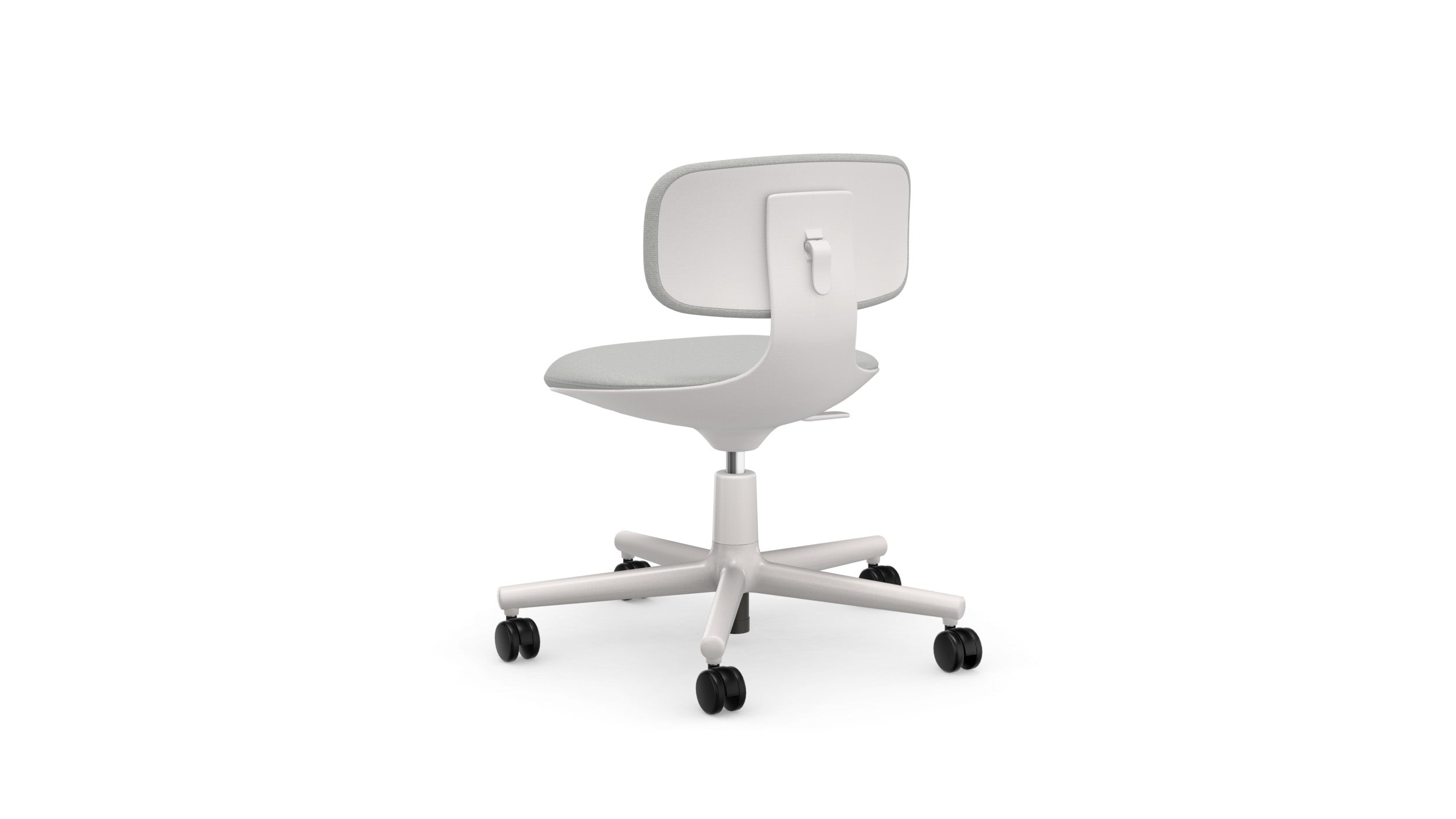 Desktop / Rookie Chair in Grey, designed by Konstantin Grcic for Vitra