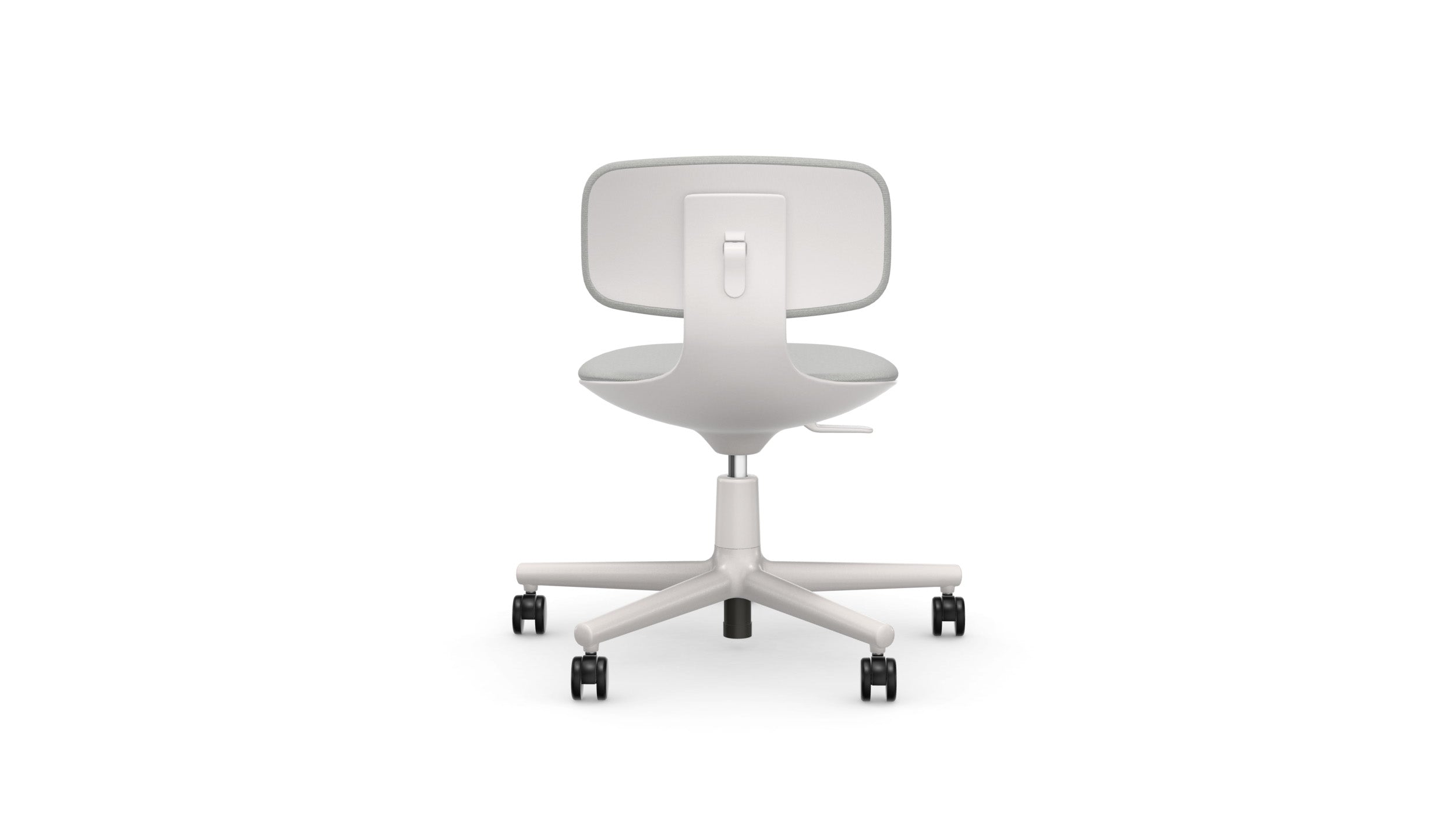 Desktop / Rookie Chair in Grey, designed by Konstantin Grcic for Vitra