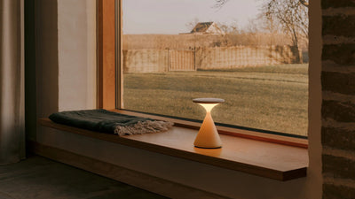 Sand White / Desktop / Salt Lamp by Tobias Grau