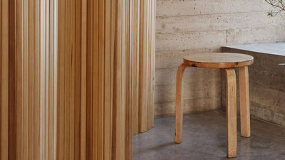 Desktop / Screen 100, designed by Alvar Aalto for Artek