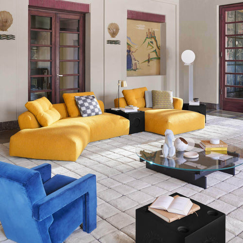 Chaise Lounge Right / Mobile / Sengu Bold Sofa, designed by Patricia Urquiola for Cassina