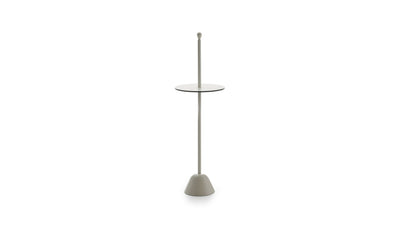 White / Desktop / Servomuto Side Table High, designed by Achille and Pier Giacomo Castiglioni for Zanotta