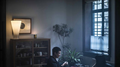 Desktop / Soffio Table Lamp, designed by Ludovica + Roberto Palomba for Foscarini