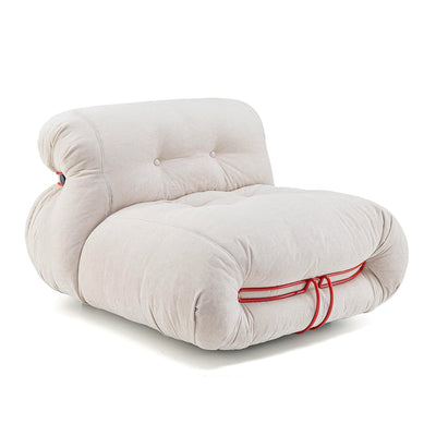 Mobile / Soriana Armchair in Ecru Denim - Limited Edition, designed by Afra and Tobia Scarpa for Cassina