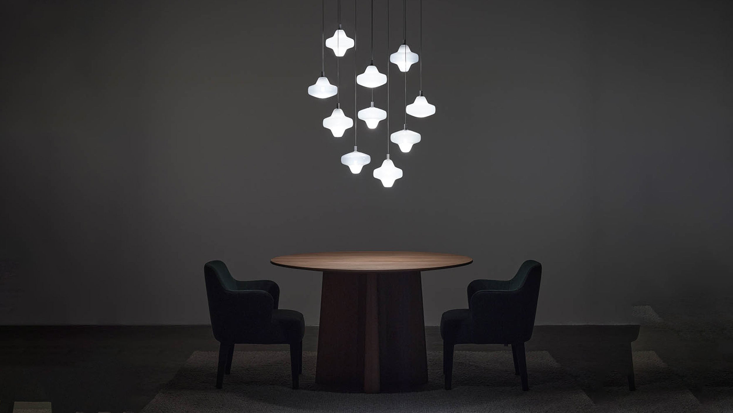 Desktop / Starcloud Pendant Lamps, designed by Lucie Koldova for Brokis