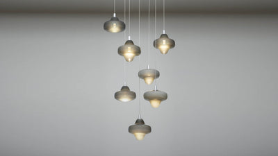 Desktop / Starcloud Pendant Lamps, designed by Lucie Koldova for Brokis