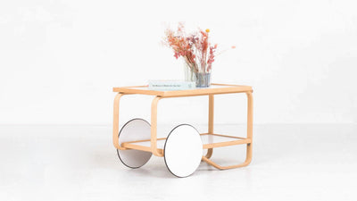 Desktop / Tea Trolley 901, designed by Alvar Aalto for Artek