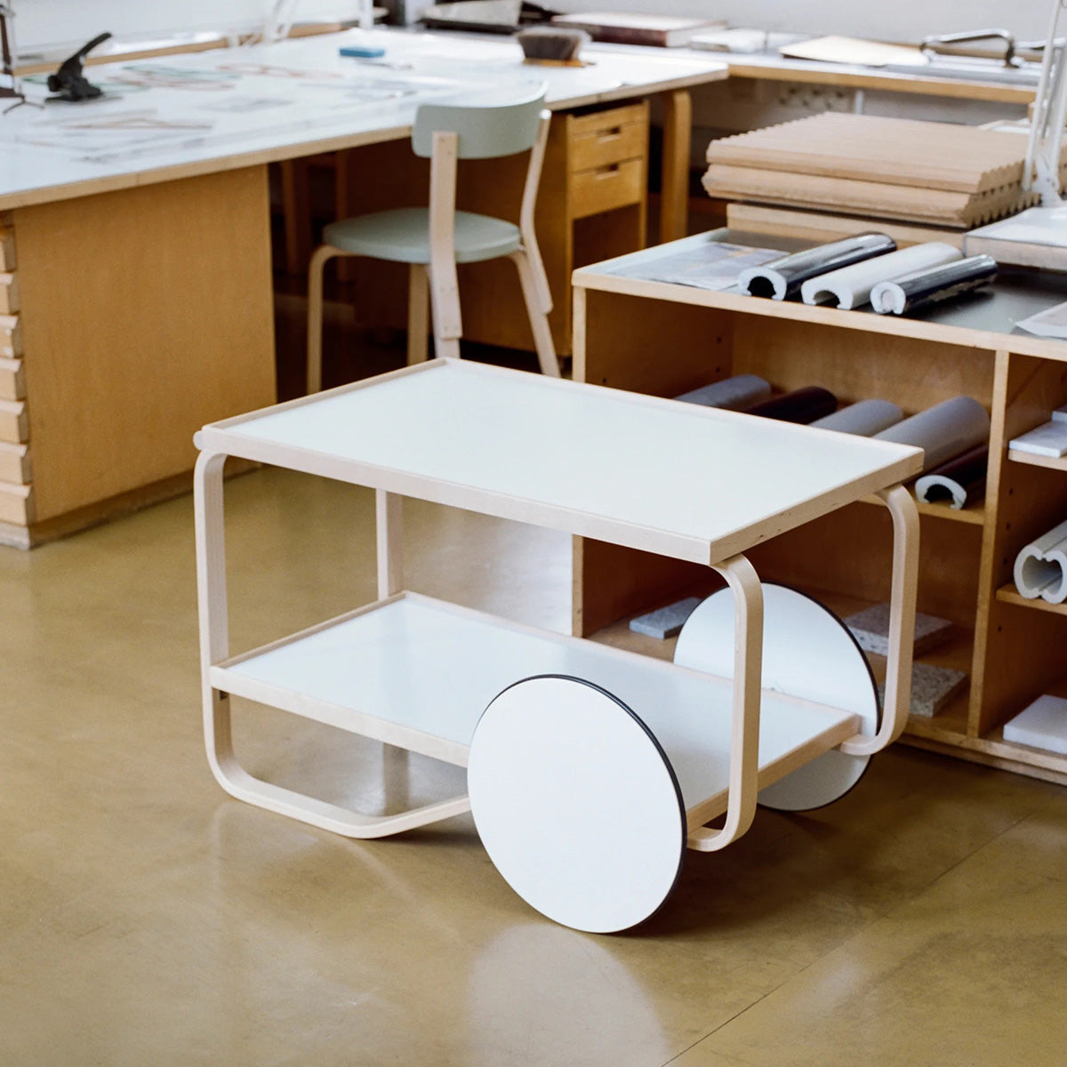 Mobile / Tea Trolley 901, designed by Alvar Aalto for Artek