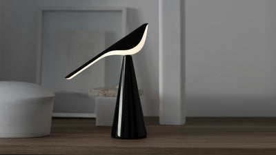 High-Gloss Black / Desktop / Tiki Table Lamp, designed by Nao Tamura for Established & Sons