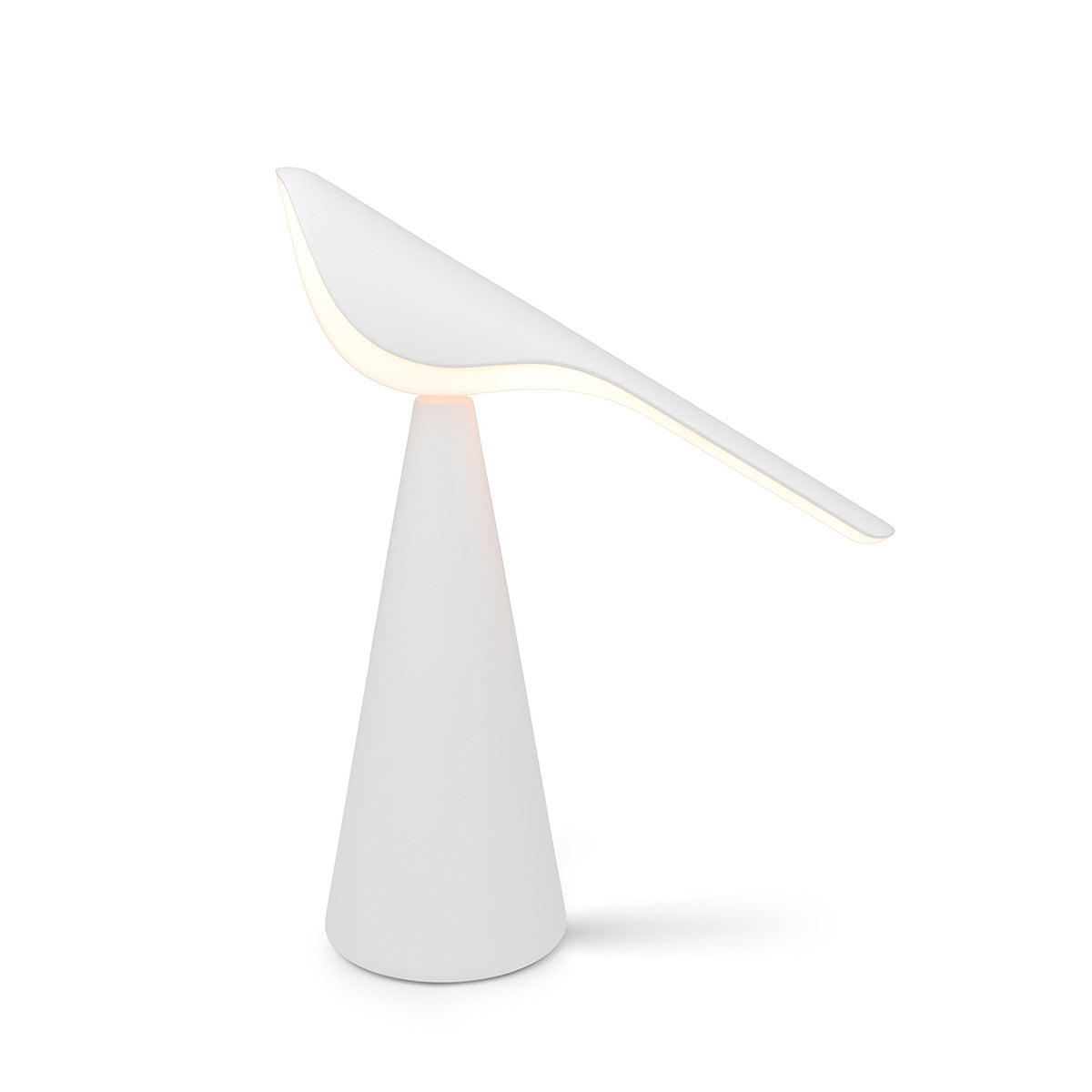 Matt White / Mobile / Tiki Table Lamp, designed by Nao Tamura for Established & Sons