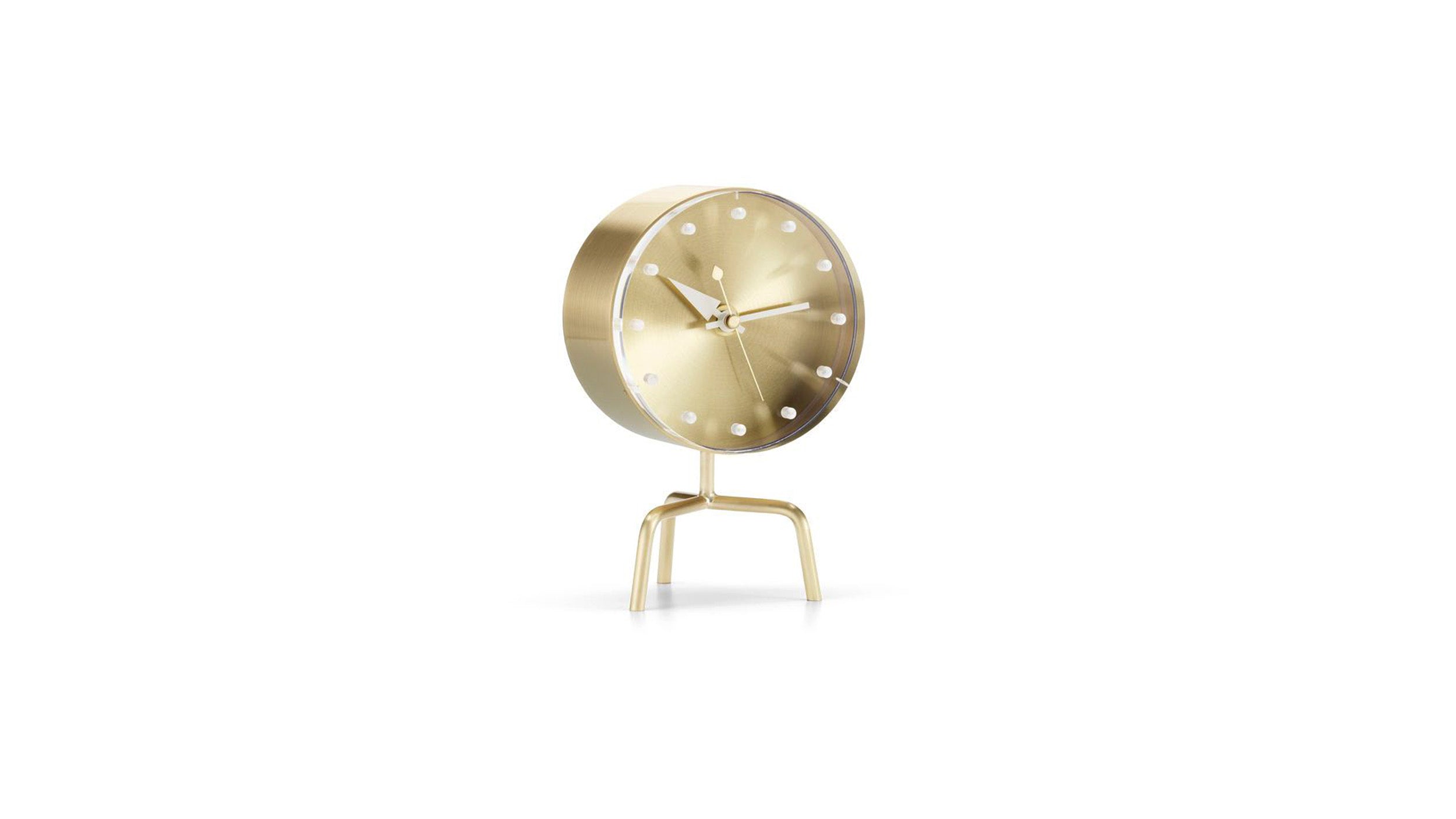 Desktop / Tripod Clock by George Nelson for Vitra