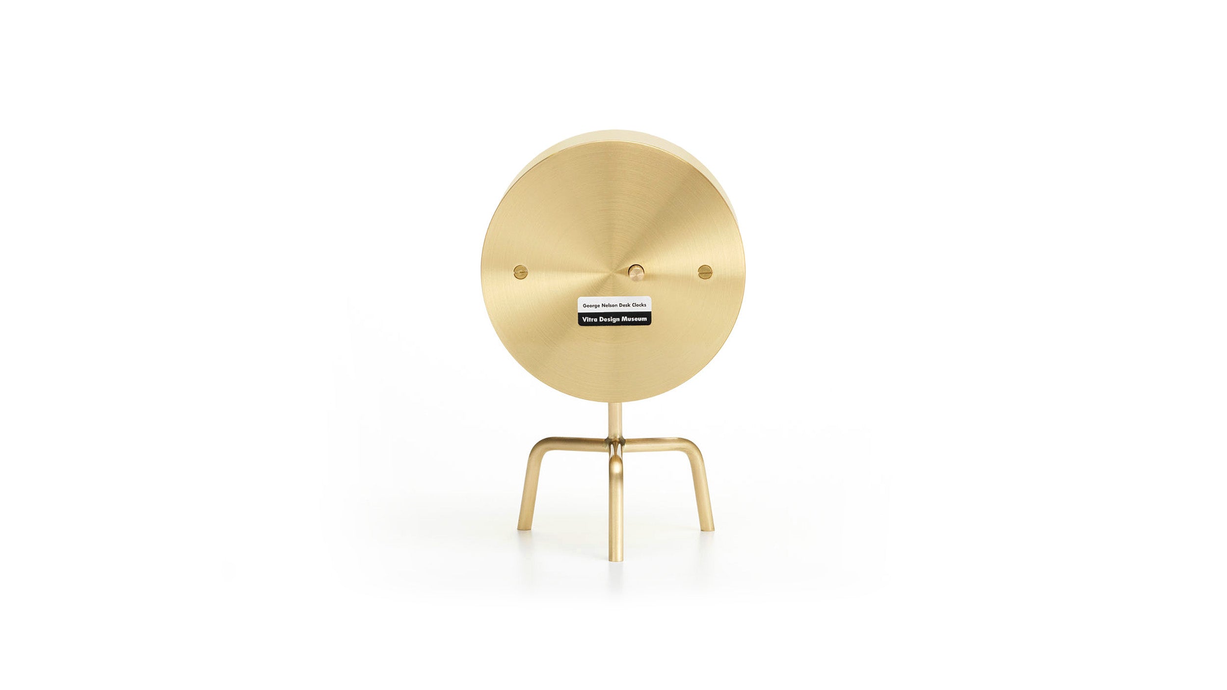 Desktop / Tripod Clock by George Nelson for Vitra