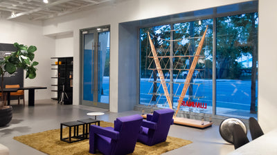 Desktop / Veliero Bookcase, designed by Franco Albini