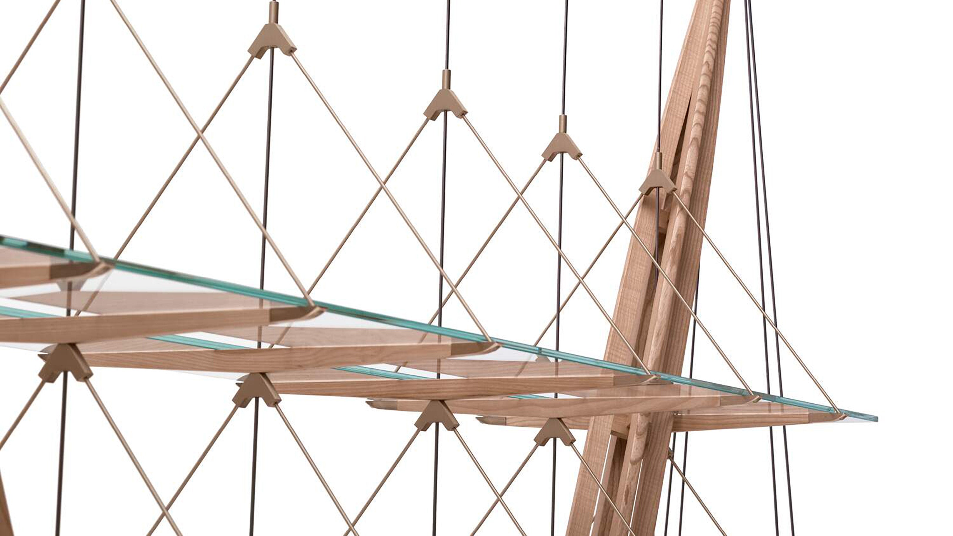 Desktop / Veliero Bookcase, designed by Franco Albini