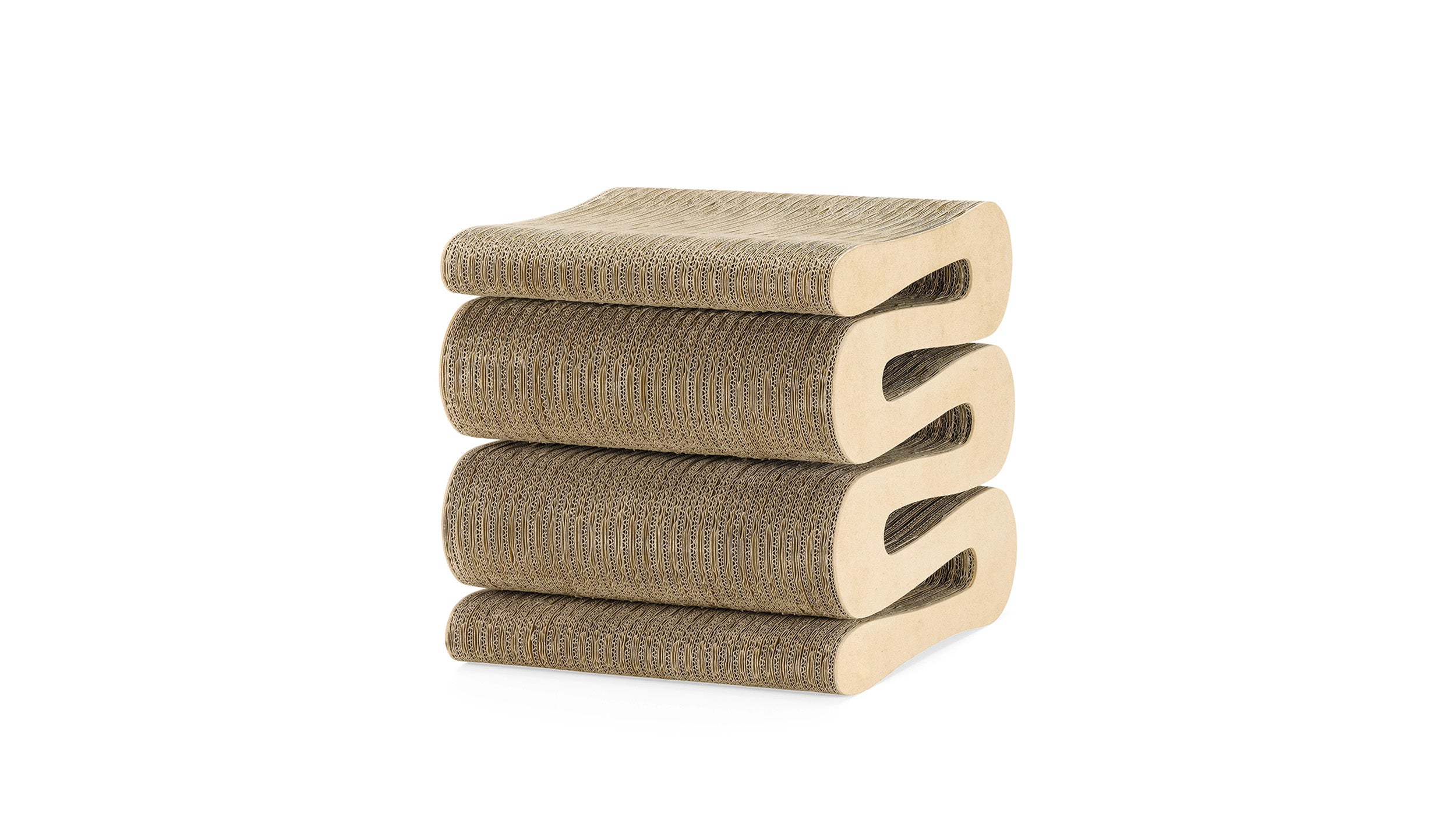 Desktop / Wiggle Stool designed by Frank Gehry for Vitra