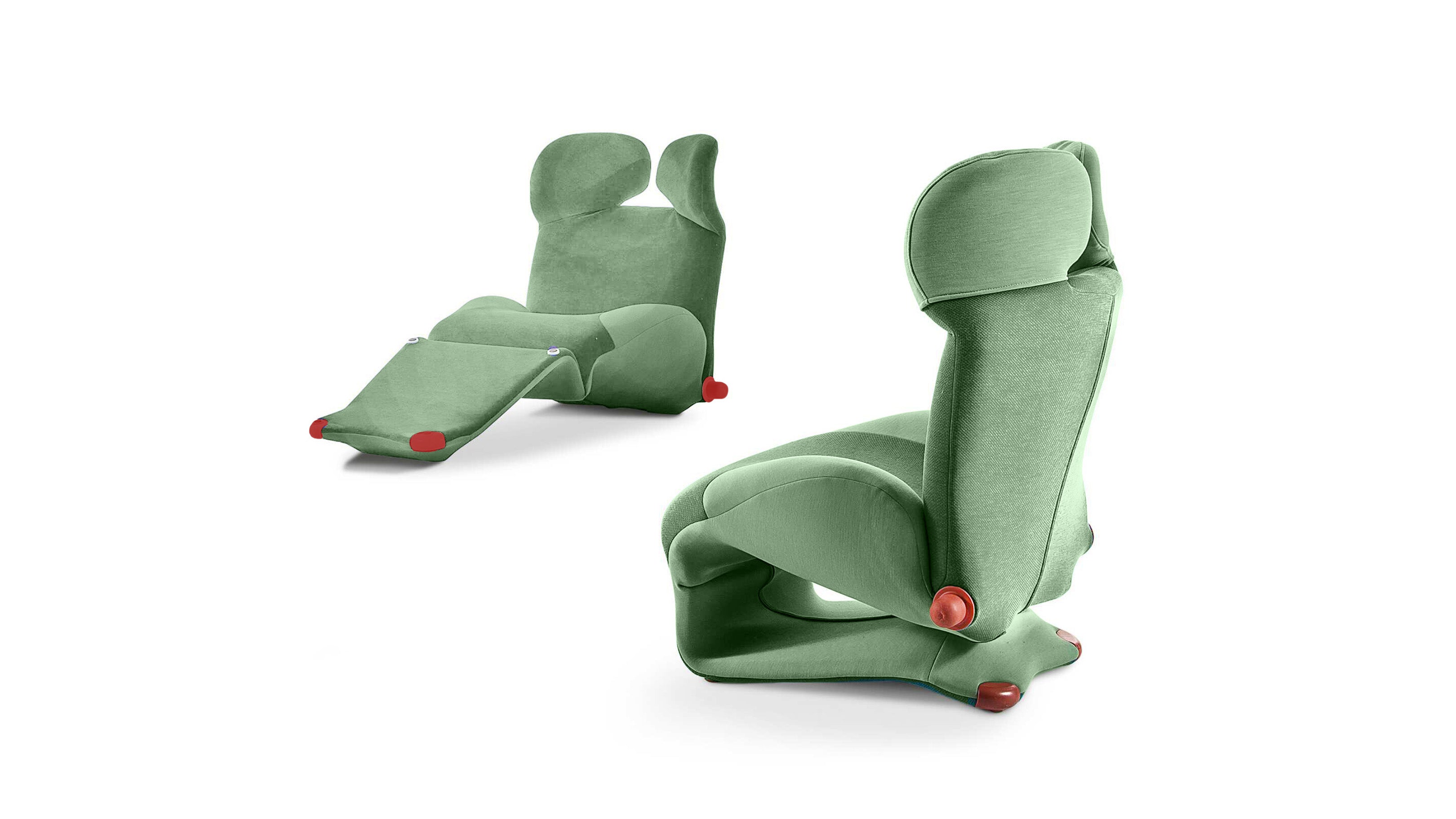Desktop / Wink Armchair, designed by Toshiyuki Kita for Cassina