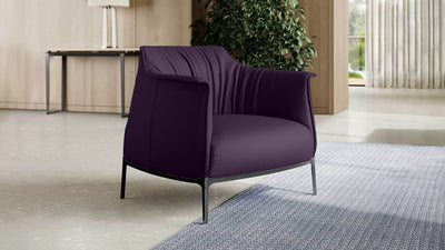 Desktop / Archibald Armchair in Ume Leather by Poltrona Frau