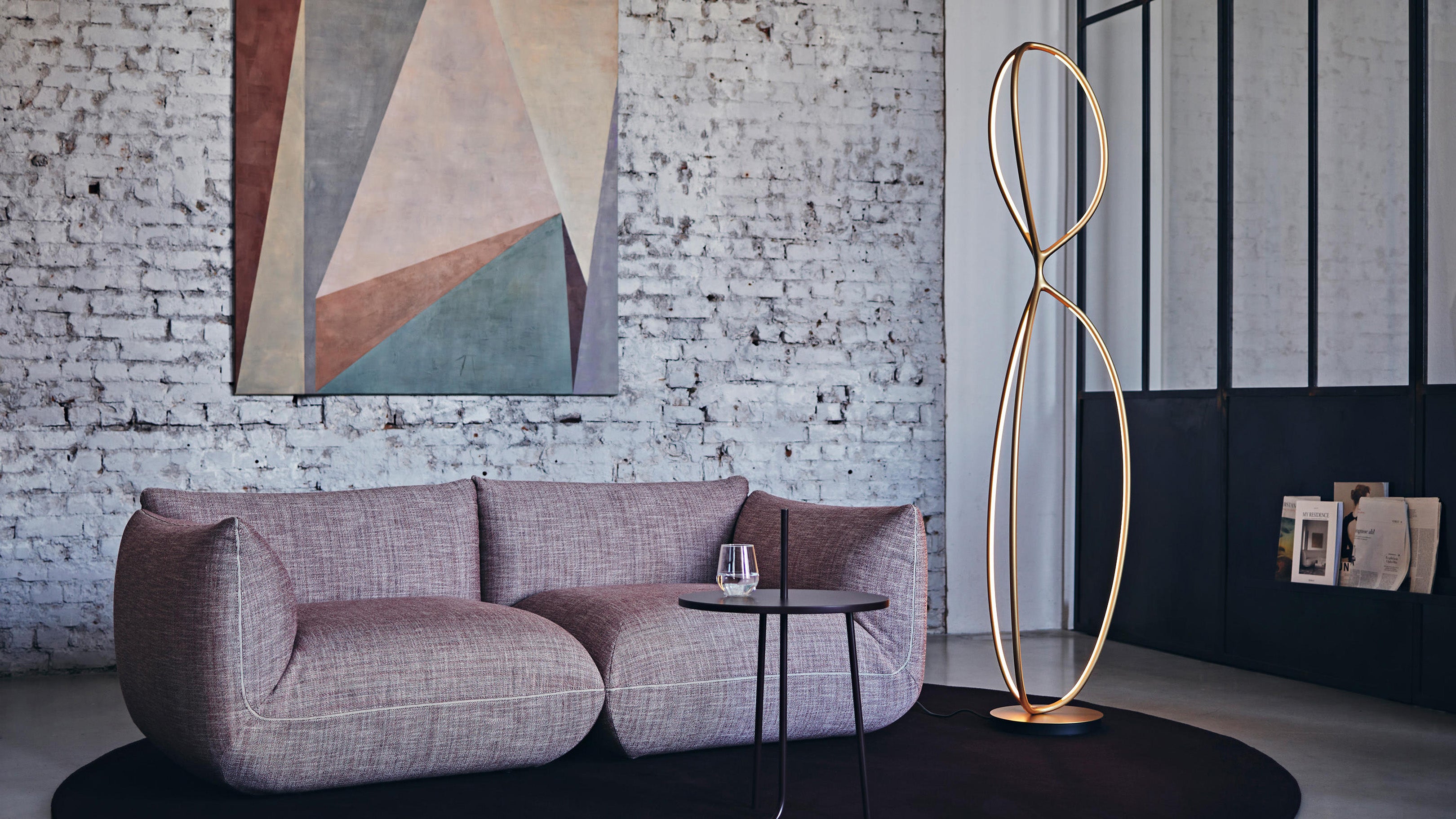 Desktop / Arrival Floor Lamp, designed by Ludovica and Roberto Palomba