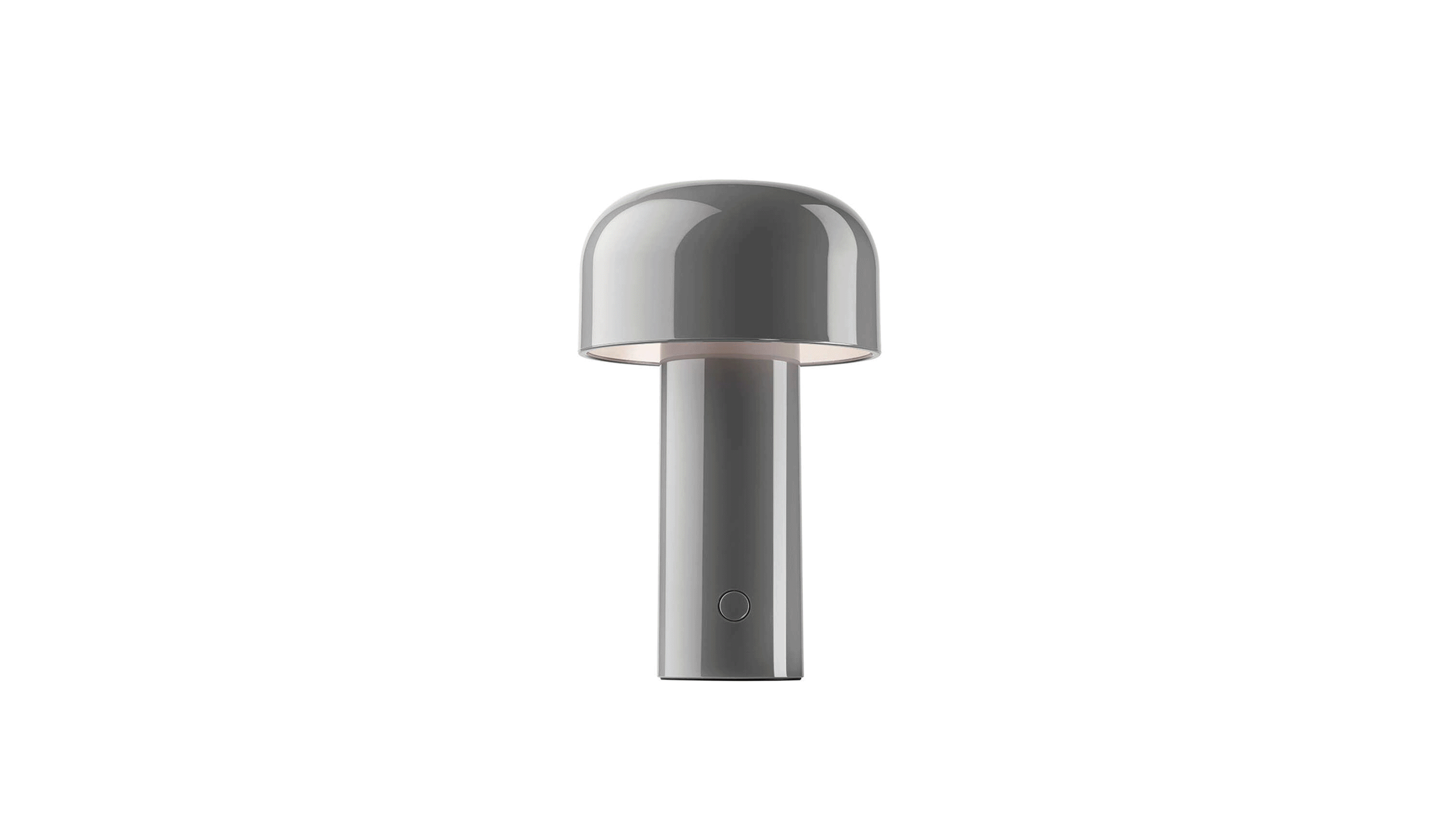Grey / Desktop / Bellhop Table Lamp, designed by Edward Barber and Jay Osgerby made by Flos