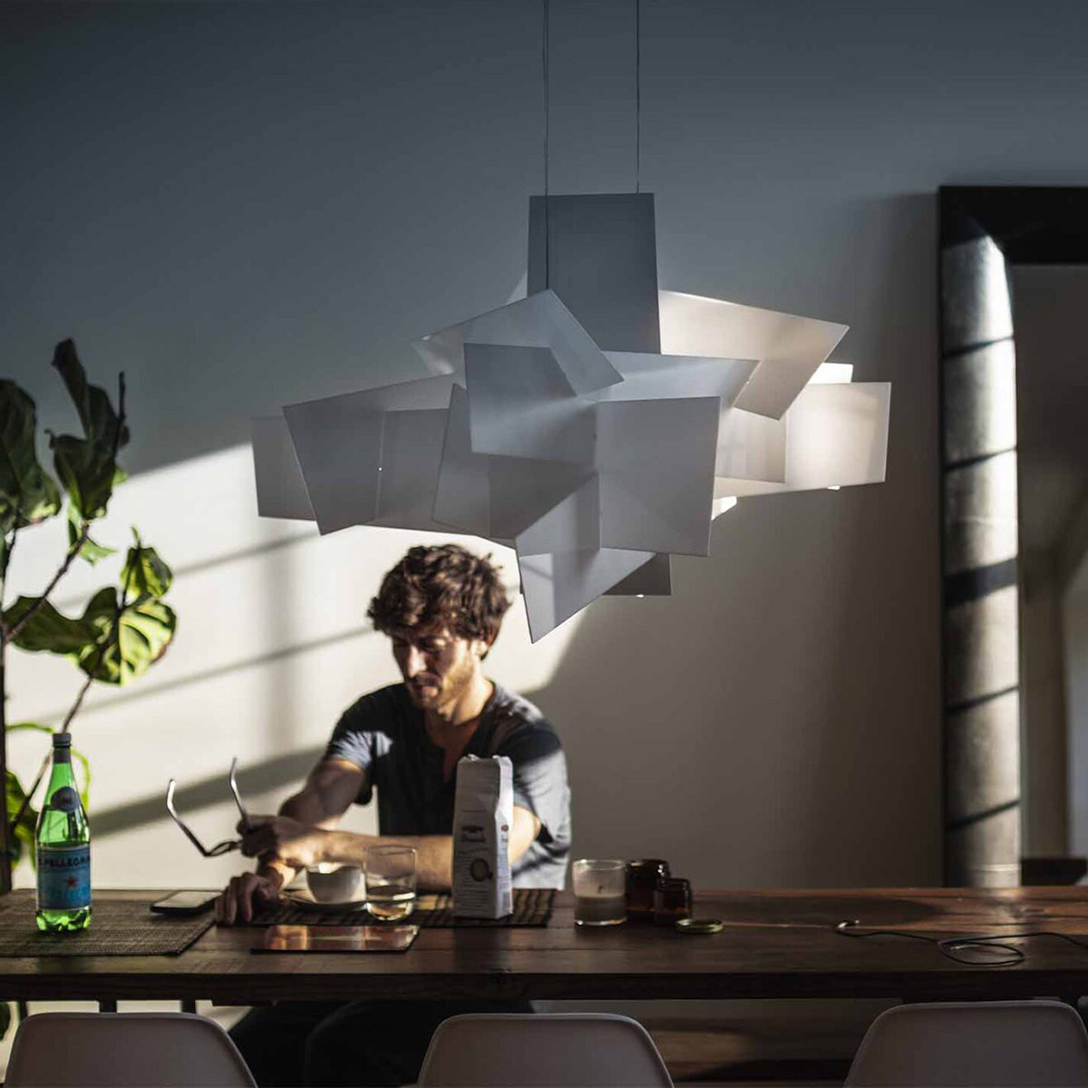 Mobile / Big Bang Suspension Lamp, designed by Vicente Garcia Jimenez and Enrico Franzolini for Foscarini