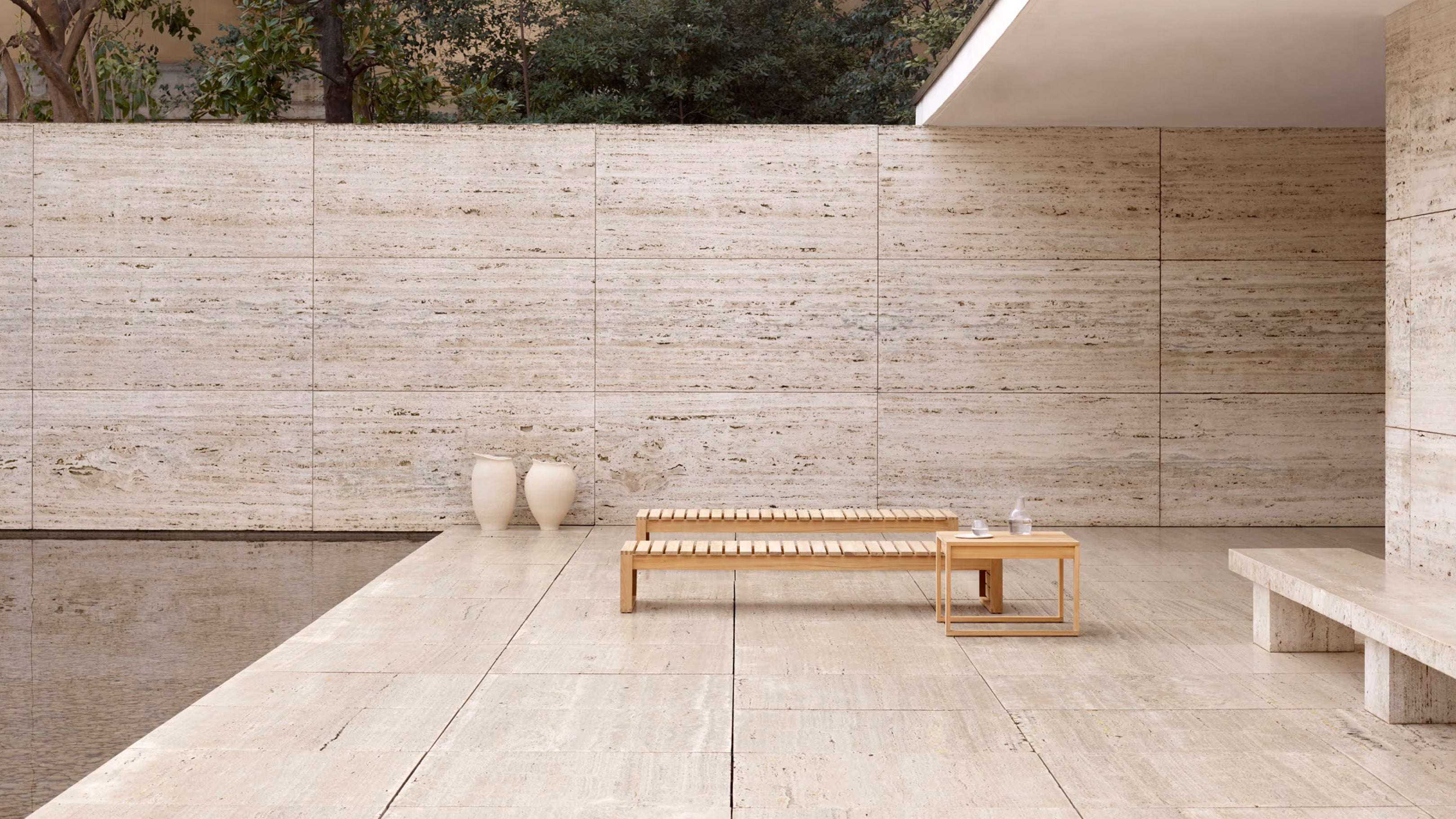 Desktop / BK16 Side Table, designed by Bodil Kjaer for Carl Hansen and Son