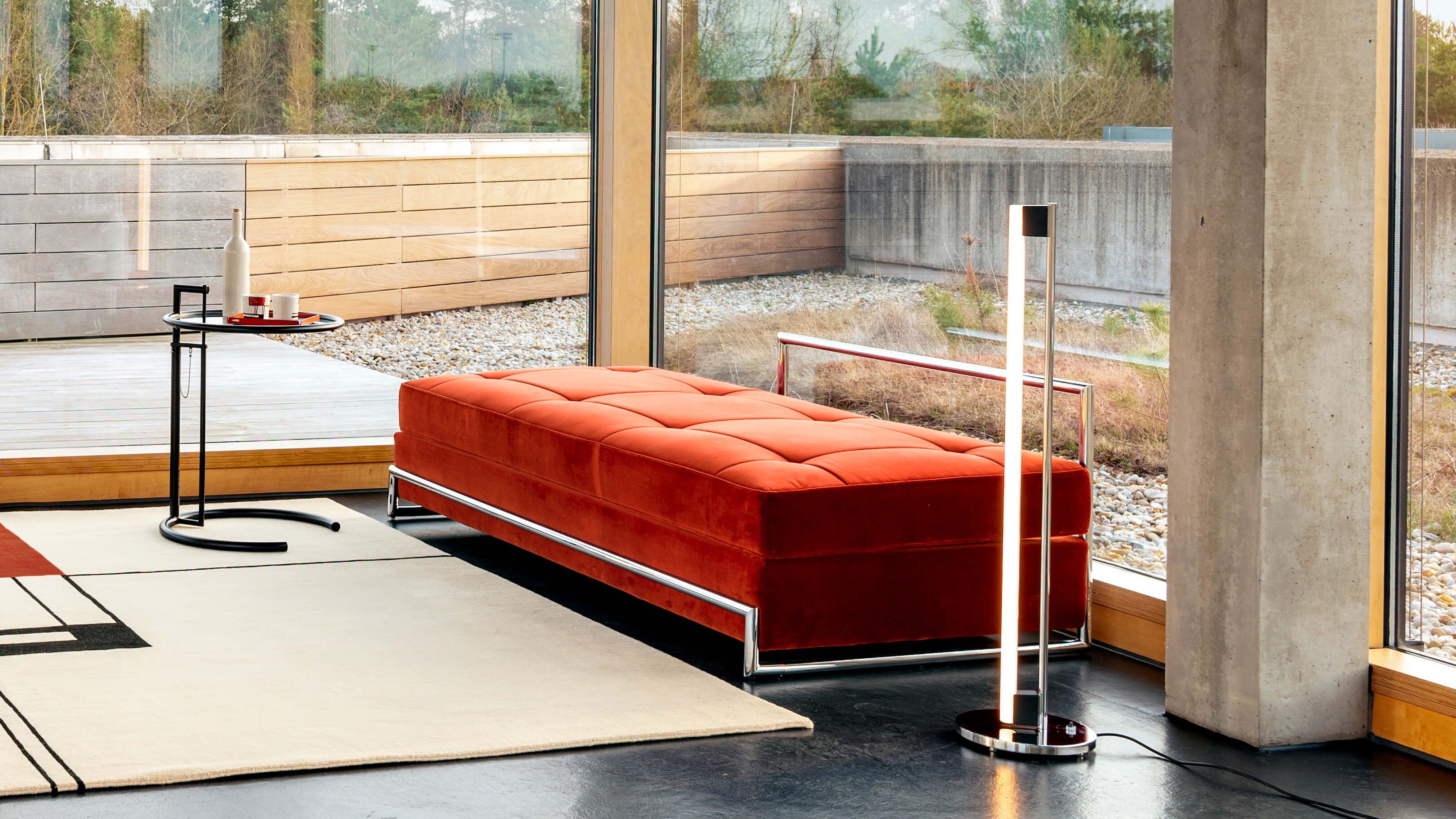 Desktop / Day Bed,  designed by Eileen Gray made by Classicon