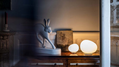 Desktop / Gregg Table Lamp Medium, designed by Ludovica Palomba and Roberto Palomba for Foscarini