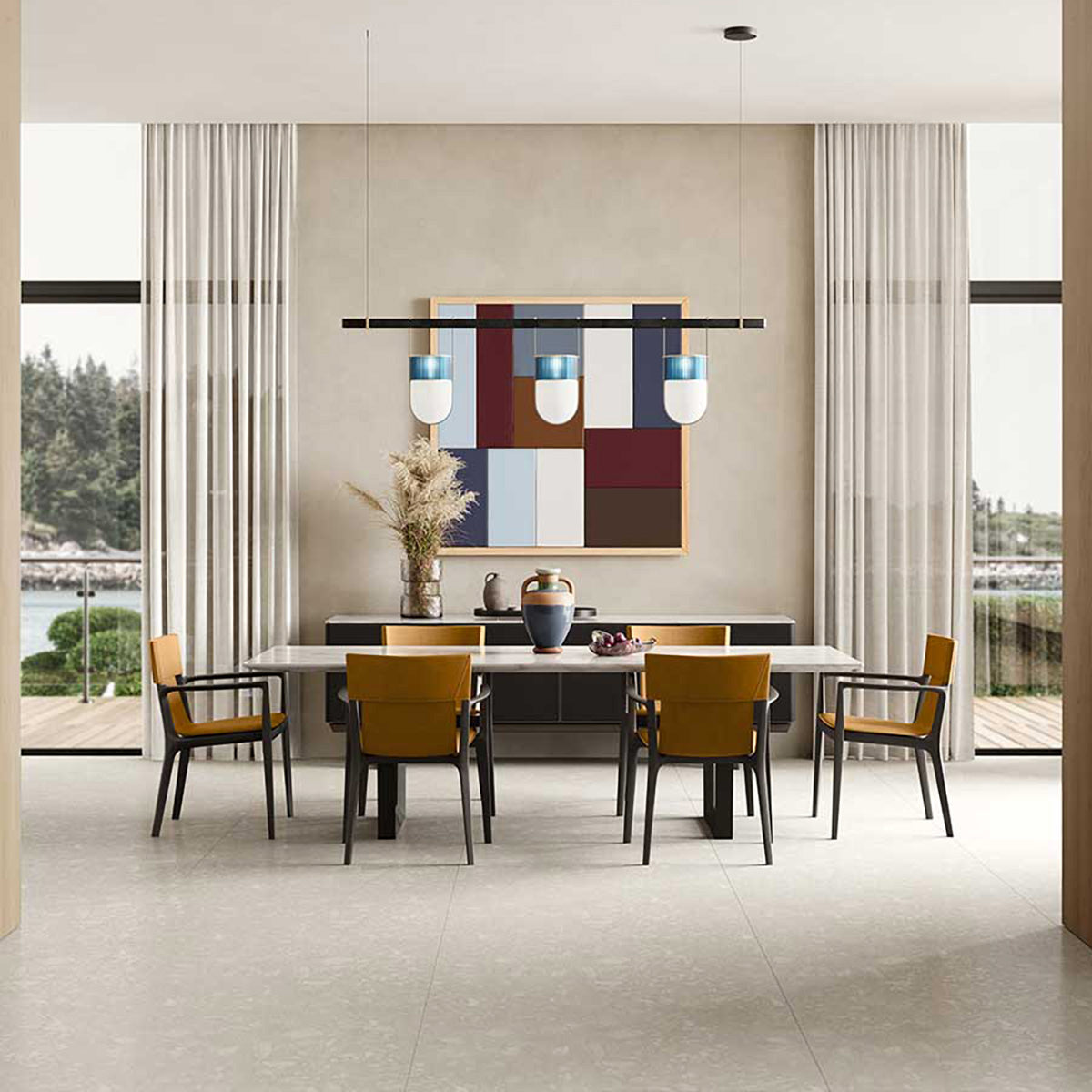 Saddle Leather Cammello / Mobile / Isadora Chair with arms, designed by Roberto-Lazzeroni and made by Poltrona Frau