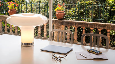 Desktop / Lesbo Table Lamp, designed by Angelo Mangiarotti