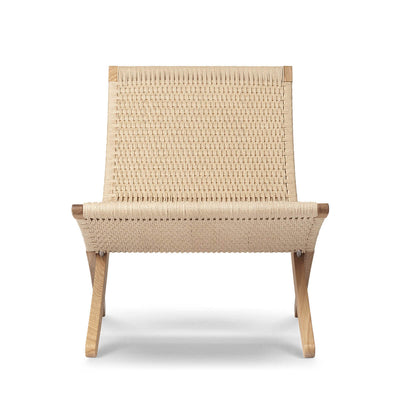 Oak Oil -Natural Paper Cord / Mobile / MG501 Cuba Chair, designed by Morten Gottler for Carl Hansen