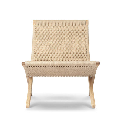 Oak Soap - Natural Paper Cord / Mobile / MG501 Cuba Chair, designed by Morten Gottler for Carl Hansen