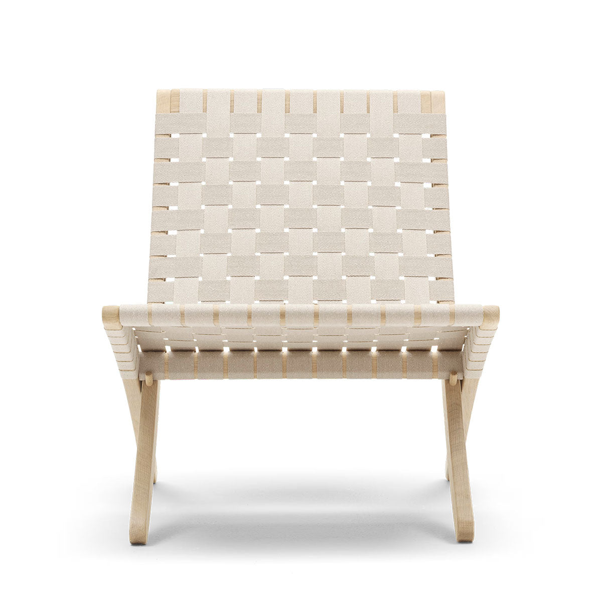 Oak Soap - Natural Webbing / Mobile / MG501 Cuba Chair, designed by Morten Gottler for Carl Hansen
