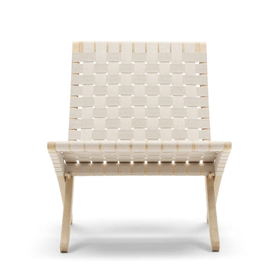 Oak Soap - Natural Webbing / Mobile / MG501 Cuba Chair, designed by Morten Gottler for Carl Hansen