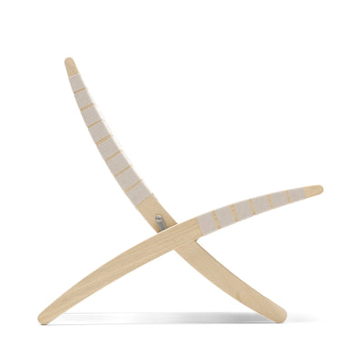 Oak Soap - Natural Webbing / Mobile / MG501 Cuba Chair, designed by Morten Gottler for Carl Hansen