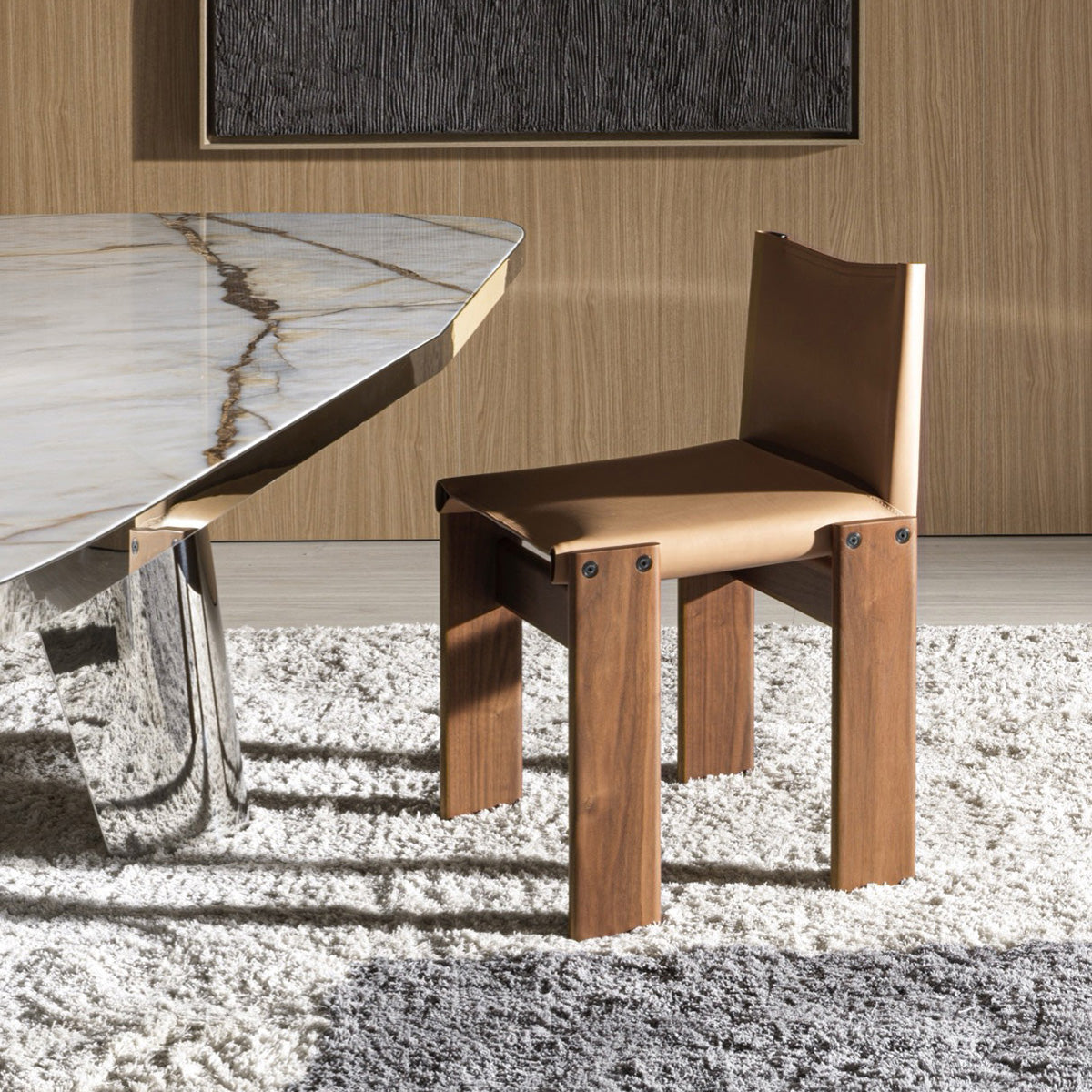 Mobile / Monk Chair, designed by Afra and Tobia Scarpa for Molteni&C