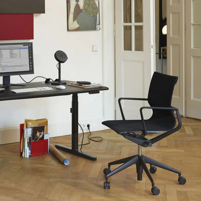 Mobile / Physix Office Chair in Deep Black, designed by Alberto Meda for Vitra