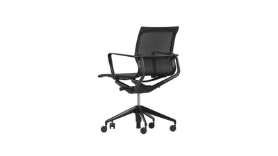 Desktop / Physix Office Chair in Deep Black, designed by Alberto Meda for Vitra