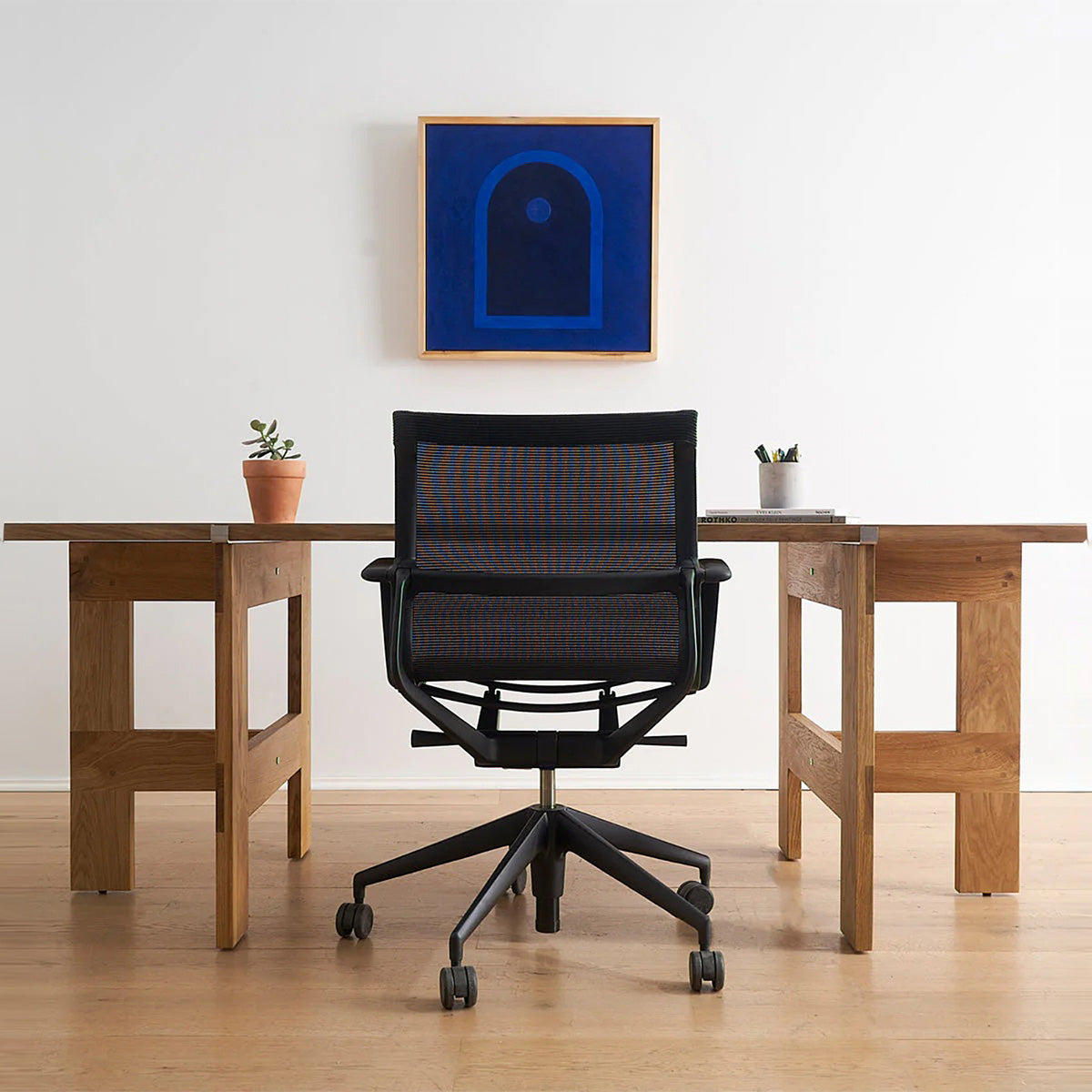 Mobile / Physix Office Chair in Deep Black, designed by Alberto Meda for Vitra