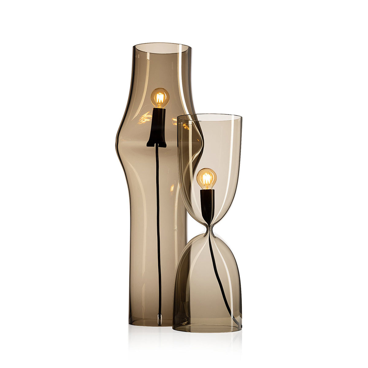 Small - Smoke / Moibile / Press Floor Lamp, designed by Nendo