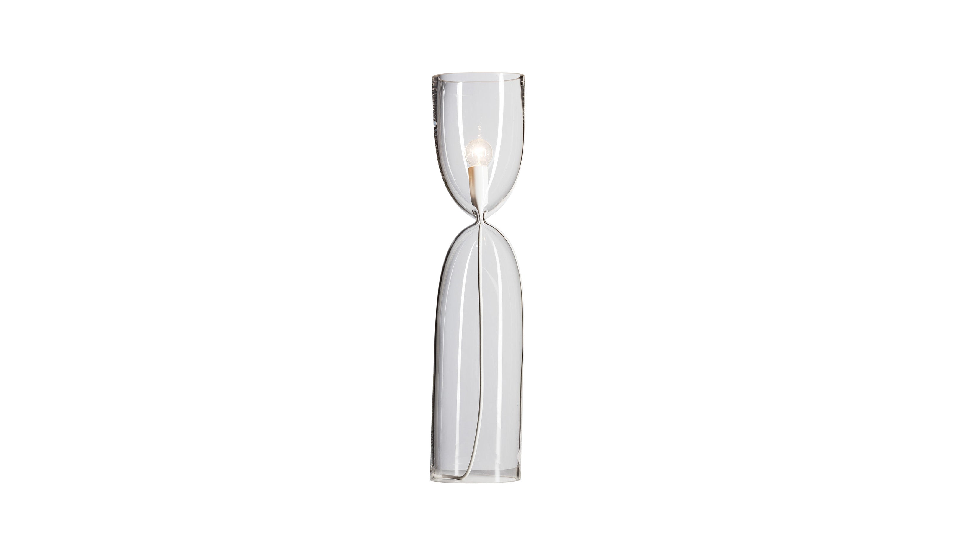 Large - Clear / Desktop / Press Floor Lamp, designed by Nendo