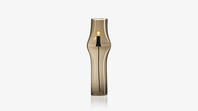 Large - Smoke / Desktop / Press Floor Lamp, designed by Nendo