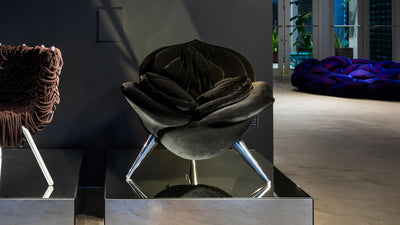 Desktop / Rose Chair, designed by Masanori Umeda for Edra