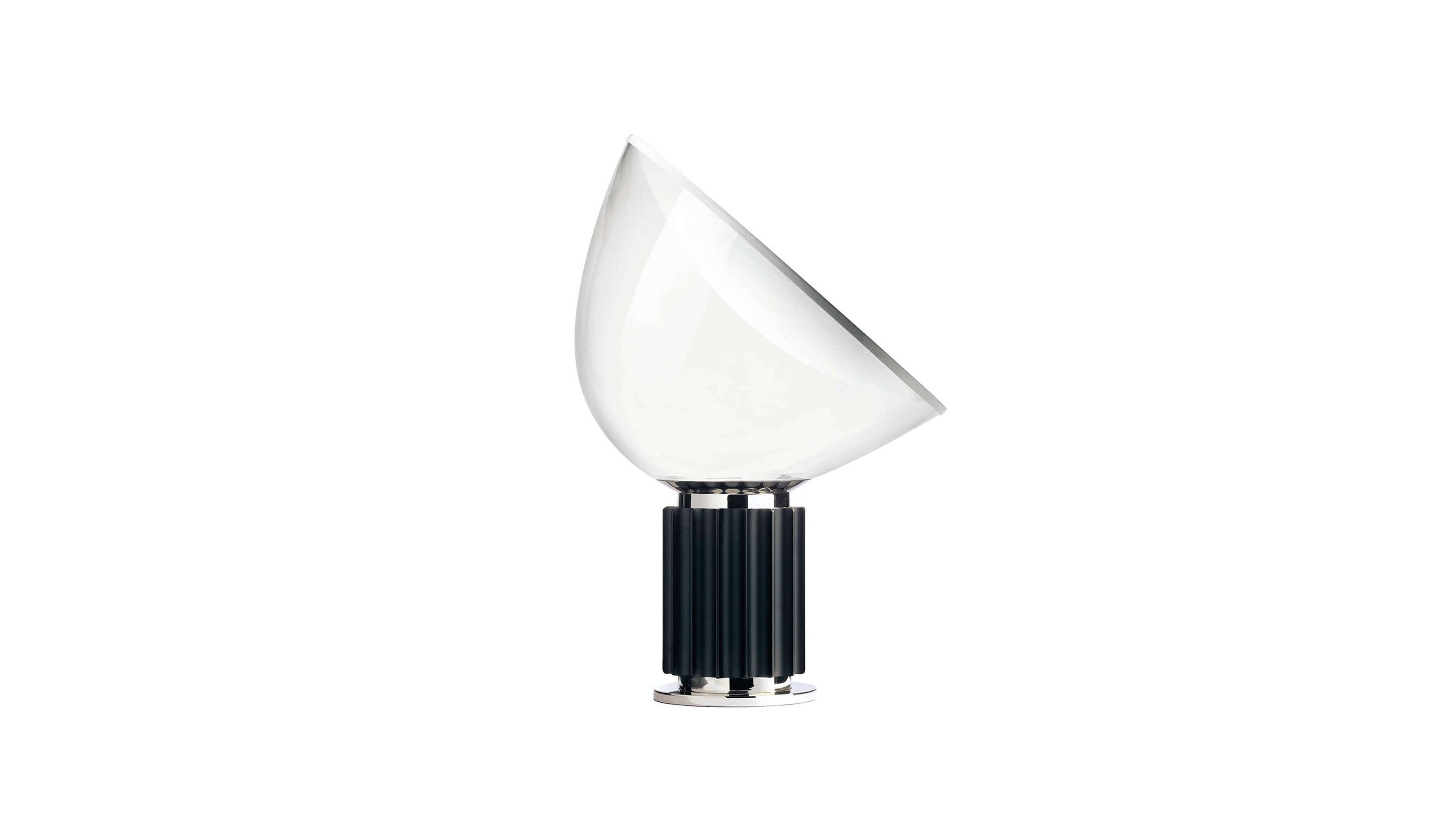 Black / Desktop / Taccia Table Lamp, designed by Achille Castiglioni and Pier Giacomo Castiglioni made by Flos